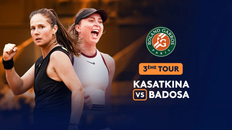 Daria Kasatkina domine Paula Badosa et s’offre les huitièmes à Roland-Garros