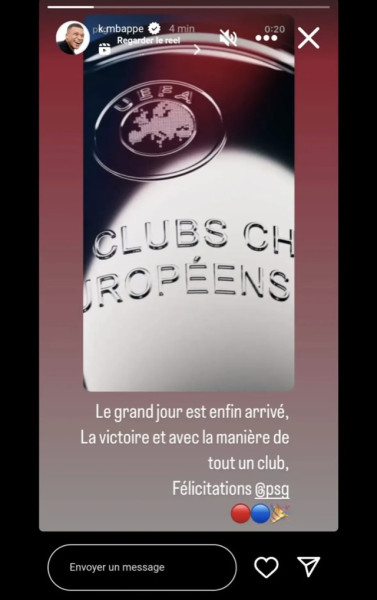 Kylian Mbappé : Son Message Fort Après le Sacre Historique du PSG en Ligue des Champions