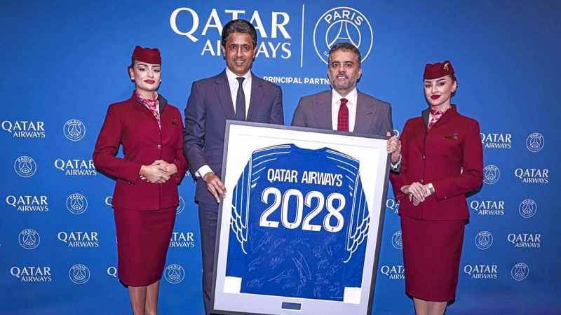 Nasser Al-Khelaïfi et Qatar Airways : un duo gagnant pour le PSG jusqu’en 2028