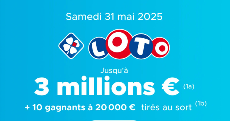 Résultat Loto 31 mai 2025 : découvrez la combinaison gagnante et les gains du tirage