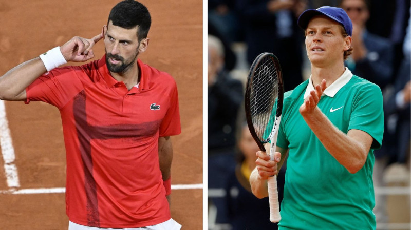 Sinner-Djokovic : Jannik Sinner fait vaciller la légende en demi-finale de Roland-Garros 2025