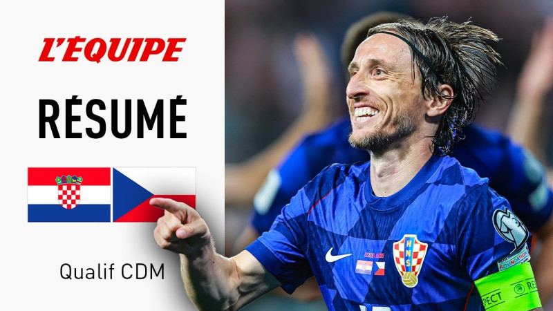 Croatie face à la Tchéquie : un match décisif pour la qualif' au Mondial 2026