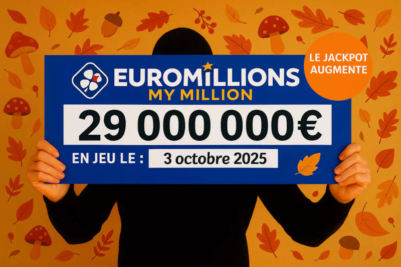 EuroMillions : jackpot de 29 millions remporté ce vendredi 3 octobre