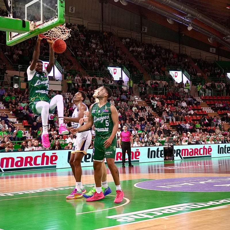 Limoges CSP s'impose dans la douleur face à Dijon en Betclic Elite