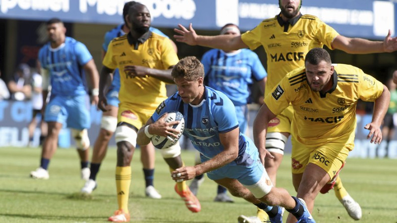 Montpellier terrasse La Rochelle : une victoire bonifiée qui relance le MHR en Top 14