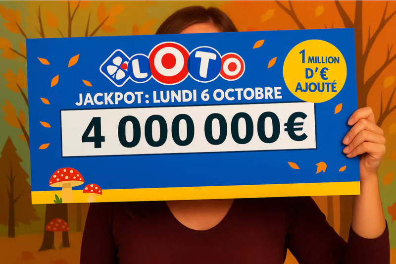 Résultats Loto FDJ du 6 octobre : jackpot de 4 millions en suspens