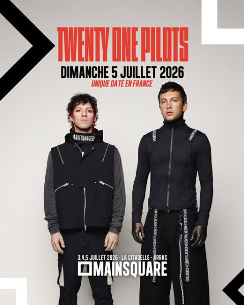 Twenty One Pilots enflamme le Main Square 2026 à Arras