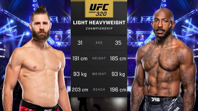 UFC 320 : Procházka affronte Rountree dans un duel light heavyweight explosif