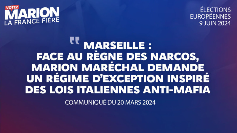 Marion Maréchal: Une Figure Controversée dans le Contexte de la DZ Mafia et des Défis de Marseille
