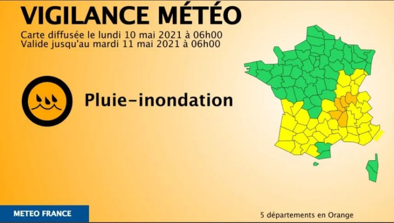 Vigilance Orange Pluie Inondation : L'Ardeche Sous Les Eaux