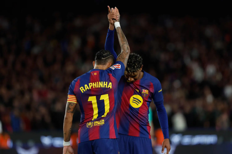 Barcelona Secures Commanding Lead with 2-0 Victory Over Osasuna