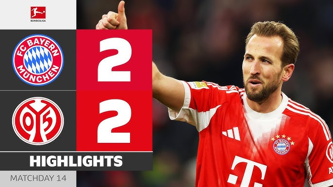 Dramatic Draw: Bayern Munich and Mainz 05 Battle to a 2-2 Stalemate