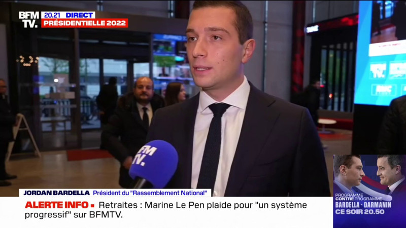 Le Direct de BFMTV : Jordan Bardella en Prime Time