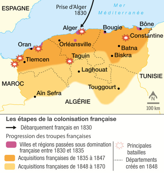 La colonisation française de l'Algérie : Un passé tumultueux et ses répercussions actuelles