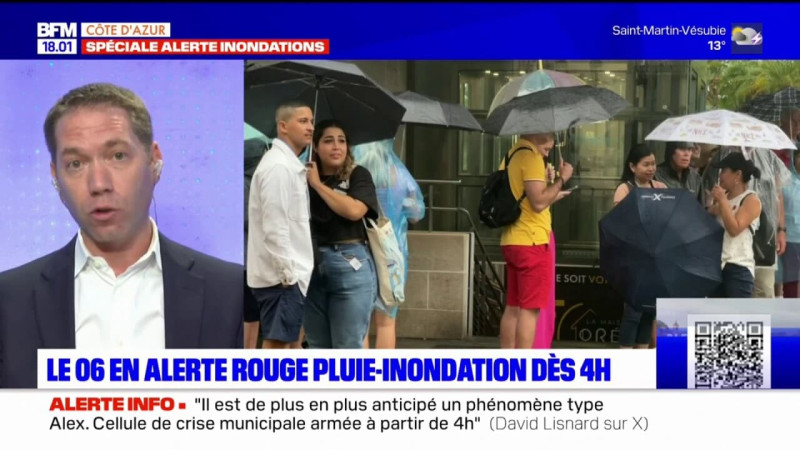 Estagel sous haute vigilance en raison des fortes inondations dans les Pyrénées-Orientales