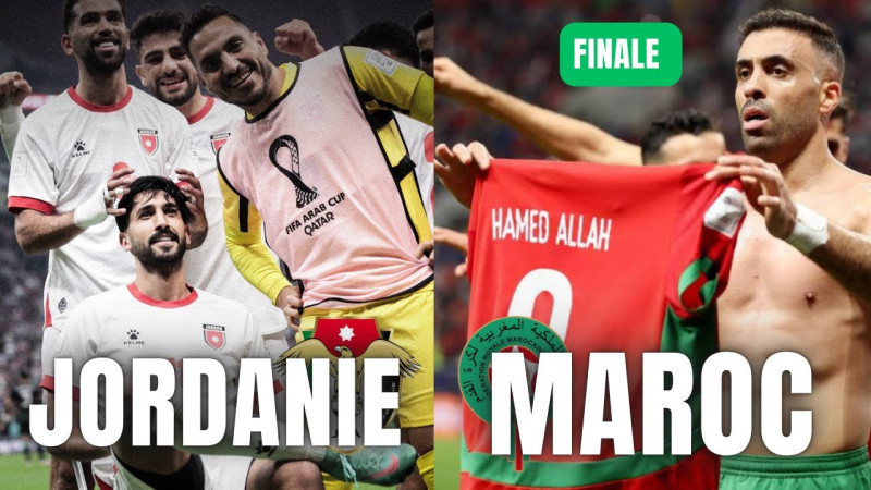 Le Maroc et la Jordanie s'affrontent dans un match décisif à la FIFA Arab Cup 2025