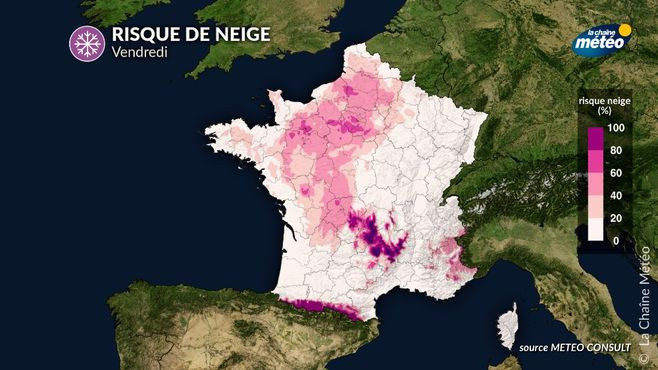 La météo neigeuse en France : un épais manteau blanc pour les fêtes