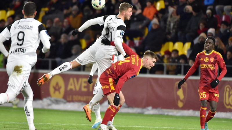 Rodez et Guingamp offrent un match spectaculaire en Ligue 2