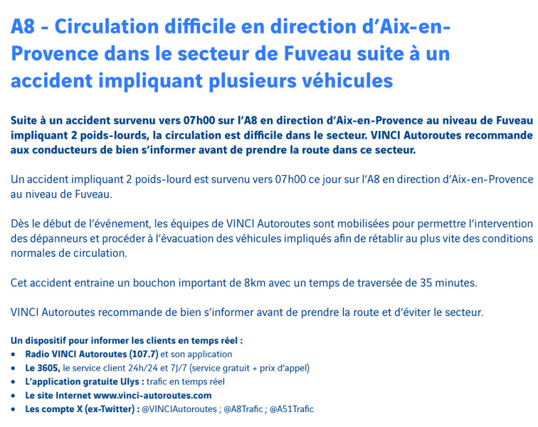 A8: L'Autoroute du Soleil et son Impact sur Fuveau, en Provence