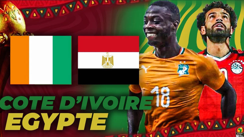 Égypte contre Côte d'Ivoire : L'Égypte tenante du titre affronte la Côte d'Ivoire dans un match palpitant