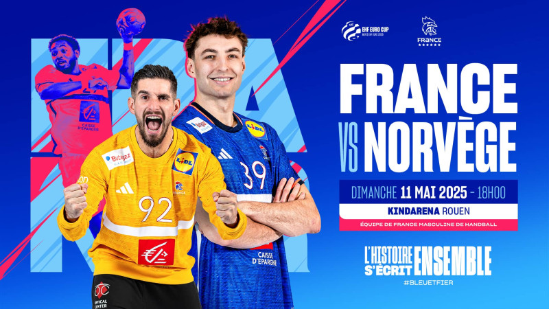 La France affronte la Norvège en demi-finale du Championnat d'Europe de Handball 2026