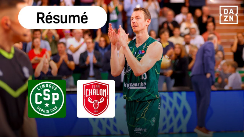 Le duel entre la CSP Limoges et l'Élan Chalon : Une Rivalité Intense en Betclic Elite