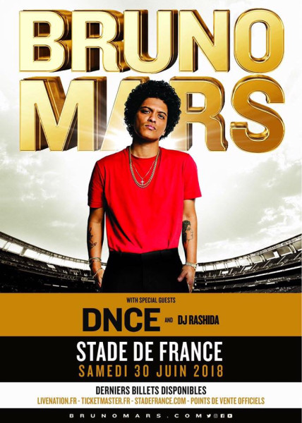 Bruno Mars: Un Événement Incontournable au Stade de France en 2026
