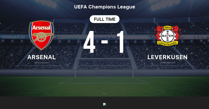 Arsenal triomphe face à Leverkusen : le chemin vers les quarts de finale de la Ligue des Champions
