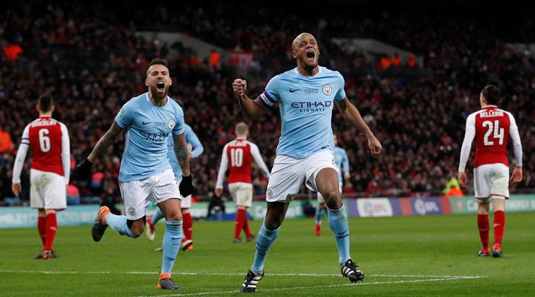 Arsenal et Manchester City se disputent la Carabao Cup dans un match de gala