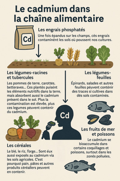 Le cadmium : un ennemi invisible dans nos assiettes