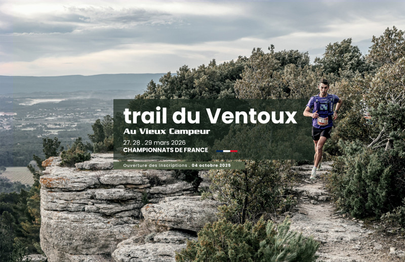 Le Championnat de France de Trail 2026 s’élance sur les pentes du Mont Ventoux