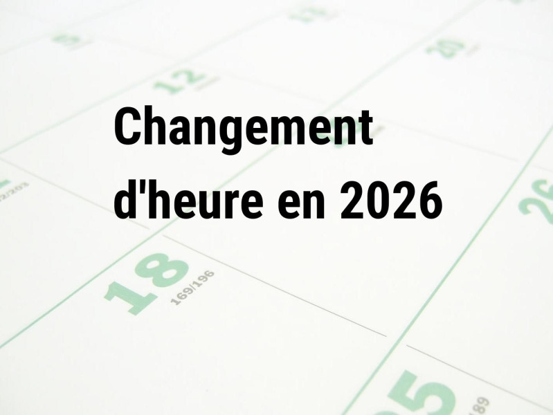 Changement d'heure 2026 : le calendrier de la pendule nationale