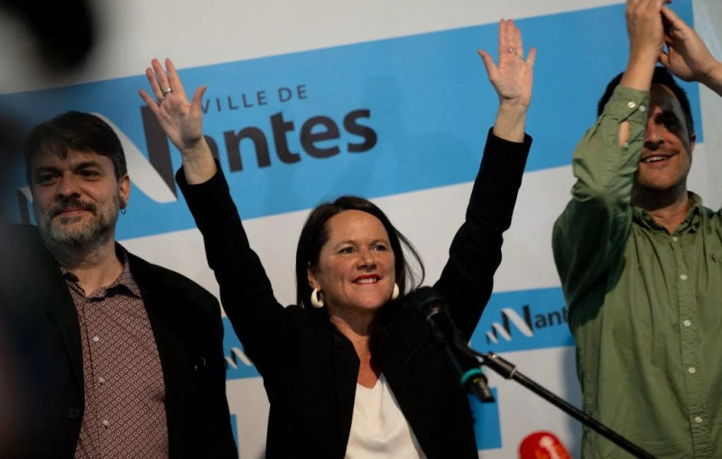 Élection à Nantes: Johanna Rolland réélue maire pour un troisième mandat