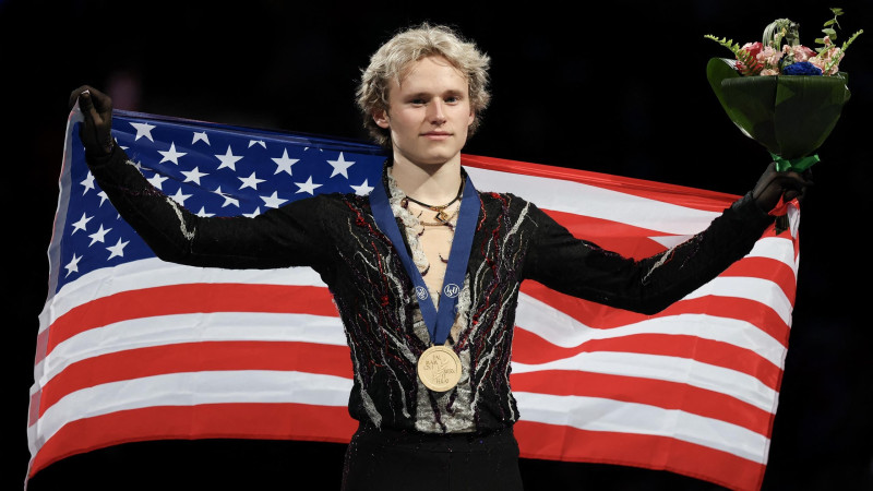 Ilia Malinin brille aux Championnats du monde de patinage artistique 2026