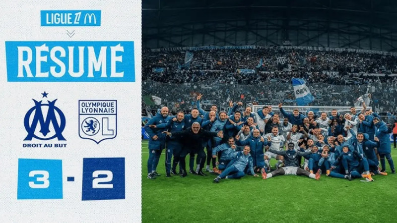 L'Olympique de Marseille conquiert Lyon dans un match haletant