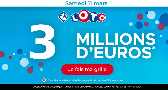Résultats du Loto FDJ du 9 mars 2026 : Un tirage riche en espoirs