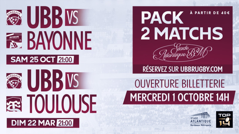 La billetterie UBB : le ticket pour l'ivresse rugbystique