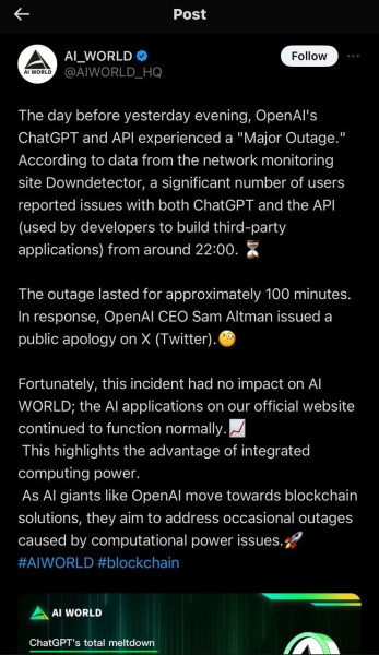 ChatGPT en panne : une défaillance technique ou une révolution en marche ?