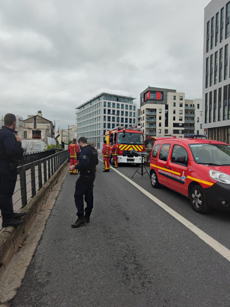Colombes : opération de déminage en cours, la bombe de la Seconde guerre mondiale neutralisée