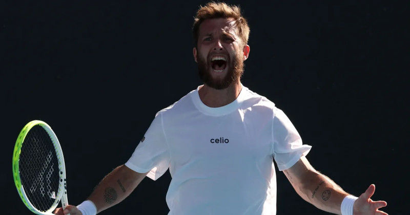 Corentin Moutet frappe fort contre Lorenzo Musetti