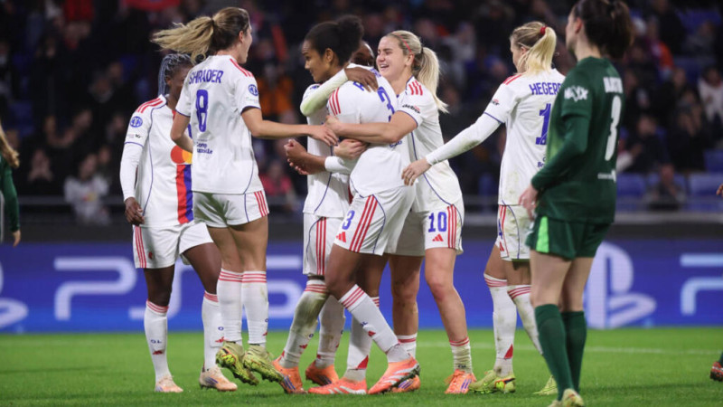 OL Lyonnes en feu, Wolfsburg éteint : les Lyonnaises brillent en Ligue des Champions