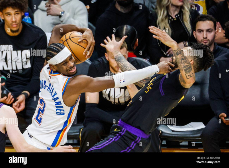 Les OKC Thunder et les Lakers en feu grâce à Shai Gilgeous-Alexander