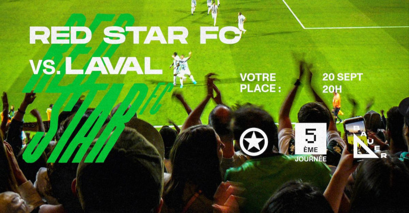 Red Star - Laval: le duel tant attendu de la Ligue 2