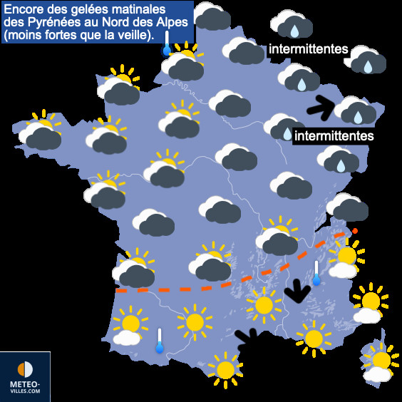 Une journée de pluie à Montpellier: un changement météorologique inattendu en 2026