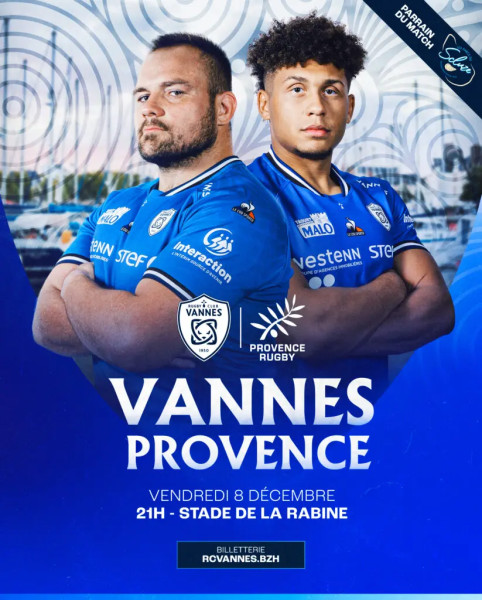 Provence Rugby - Vannes : Le choc de la 29e journée de Pro D2
