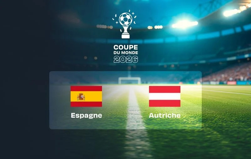 Espagne triomphe face à l'Autriche en Coupe du Monde 2026