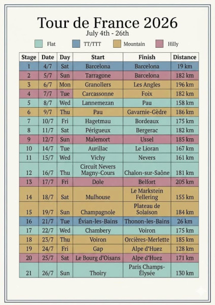 Tour de France 2026 : La Deuxième Étape, un Défi pour les Puncheurs
