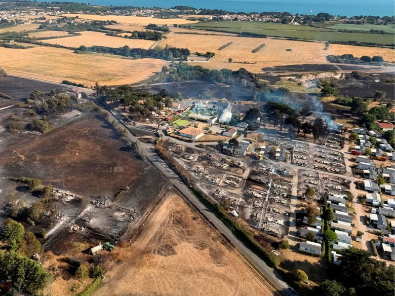 Incendie à Biscarrosse : La Région des Landes en Ébullition