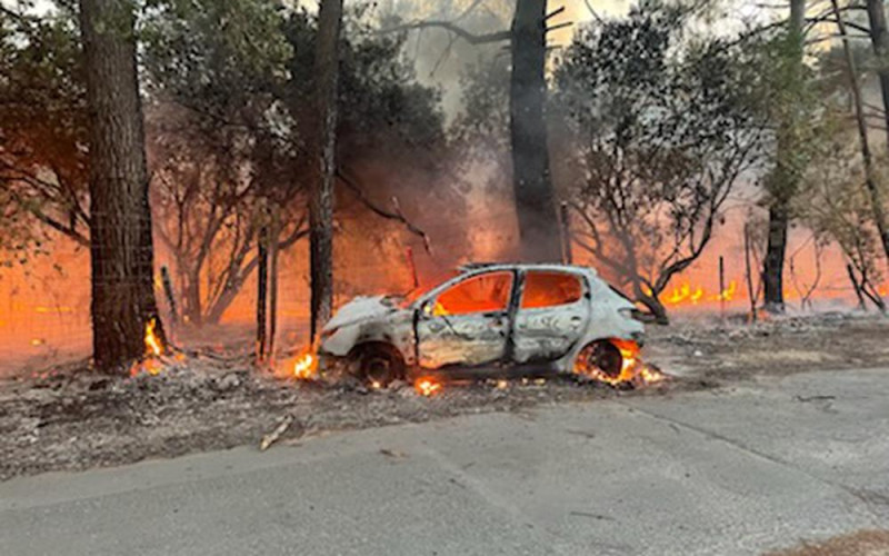 Incendie à Lège-Cap-Ferret : un feu ravage la commune en Gironde