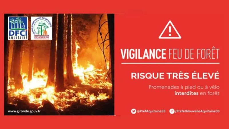 Incendie en Gironde : Cap-Ferret en Danger